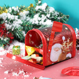 Maxbell Christmas Cookie Tin Box for Kitchen Ornament Holidays Santa Claus