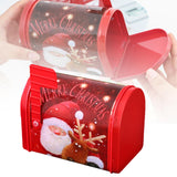 Maxbell Christmas Cookie Tin Box for Kitchen Ornament Holidays Santa Claus