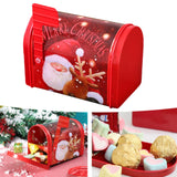 Maxbell Christmas Cookie Tin Box for Kitchen Ornament Holidays Santa Claus