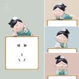 Maxbell Lovely Switch Stickers DIY Stickers Wall Decal for Office Kitchen Bedroom Style A