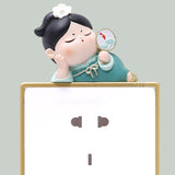 Maxbell Lovely Switch Stickers DIY Stickers Wall Decal for Office Kitchen Bedroom Style A