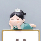 Maxbell Lovely Switch Stickers DIY Stickers Wall Decal for Office Kitchen Bedroom Style C