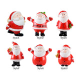 Maxbell Cute Christmas Old Man Figurine Statue Ornament Small Xmas Dollhouse StyleA