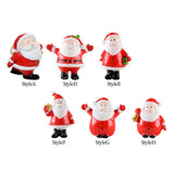 Maxbell Cute Christmas Old Man Figurine Statue Ornament Small Xmas Dollhouse StyleA