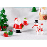 Maxbell Cute Christmas Old Man Figurine Statue Ornament Small Xmas Dollhouse StyleA