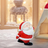 Maxbell Cute Christmas Old Man Figurine Statue Ornament Small Xmas Dollhouse StyleA