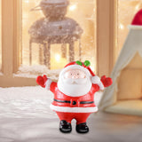 Maxbell Cute Christmas Old Man Figurine Statue Ornament Small Xmas Dollhouse StyleD