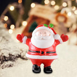 Maxbell Cute Christmas Old Man Figurine Statue Ornament Small Xmas Dollhouse StyleD