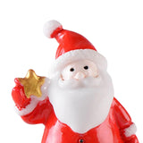 Maxbell Cute Christmas Old Man Figurine Statue Ornament Small Xmas Dollhouse StyleF