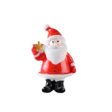 Maxbell Cute Christmas Old Man Figurine Statue Ornament Small Xmas Dollhouse StyleF