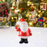 Maxbell Cute Christmas Old Man Figurine Statue Ornament Small Xmas Dollhouse StyleF