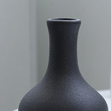 Maxbell Nordic Ceramic Vase 5Pack Boho Flowers Arrangement for Entryway Kitchen Black