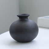 Maxbell Nordic Ceramic Vase 5Pack Boho Flowers Arrangement for Entryway Kitchen Black