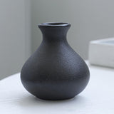 Maxbell Nordic Ceramic Vase 5Pack Boho Flowers Arrangement for Entryway Kitchen Black