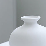 Maxbell Nordic Ceramic Vase 5Pack Boho Flowers Arrangement for Entryway Kitchen White