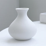 Maxbell Nordic Ceramic Vase 5Pack Boho Flowers Arrangement for Entryway Kitchen White