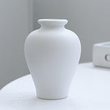 Maxbell Nordic Ceramic Vase 5Pack Boho Flowers Arrangement for Entryway Kitchen White