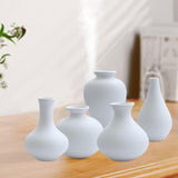 Maxbell Nordic Ceramic Vase 5Pack Boho Flowers Arrangement for Entryway Kitchen White