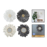 Maxbell Wall Art Decor Hanging Feathers Pendant Charm for Dining Room Habitacion Shell White