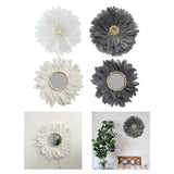 Maxbell Wall Art Decor Hanging Feathers Pendant Charm for Dining Room Habitacion Shell White