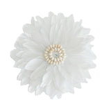 Maxbell Wall Art Decor Hanging Feathers Pendant Charm for Dining Room Habitacion Shell White