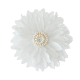 Maxbell Wall Art Decor Hanging Feathers Pendant Charm for Dining Room Habitacion Shell White