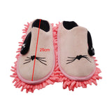 Maxbell Novelty Dust Mop Slippers Dust Floor Cleaning Detachable Washable for Indoor