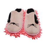 Maxbell Novelty Dust Mop Slippers Dust Floor Cleaning Detachable Washable for Indoor