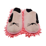 Maxbell Novelty Dust Mop Slippers Dust Floor Cleaning Detachable Washable for Indoor