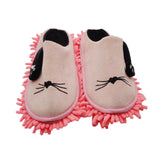Maxbell Novelty Dust Mop Slippers Dust Floor Cleaning Detachable Washable for Indoor