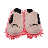 Maxbell Novelty Dust Mop Slippers Dust Floor Cleaning Detachable Washable for Indoor