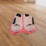 Maxbell Novelty Dust Mop Slippers Dust Floor Cleaning Detachable Washable for Indoor
