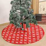 Maxbell Portable Christmas Tree Skirt Snowflake Pattern Thick for Office Home