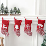 Maxbell Christmas Stockings Reindeer Xmas Ornaments Tree for Xmas snowflake
