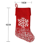 Maxbell Christmas Stockings Reindeer Xmas Ornaments Tree for Xmas snowflake
