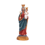 Maxbell Resin Figurines Jesus Sculpture Nativity Tabletop Virgin Mary Statue Decors