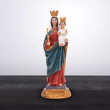 Maxbell Resin Figurines Jesus Sculpture Nativity Tabletop Virgin Mary Statue Decors