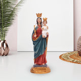 Maxbell Resin Figurines Jesus Sculpture Nativity Tabletop Virgin Mary Statue Decors
