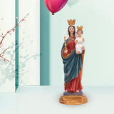 Maxbell Resin Figurines Jesus Sculpture Nativity Tabletop Virgin Mary Statue Decors