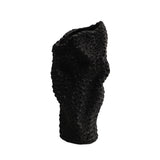 Maxbell Abstract Desktop Vase Pen Holder Flowerpot for Garden Indoor Living Room 15cmx12cmx31cm Black