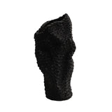Maxbell Abstract Desktop Vase Pen Holder Flowerpot for Garden Indoor Living Room 15cmx12cmx31cm Black