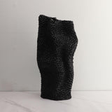 Maxbell Abstract Desktop Vase Pen Holder Flowerpot for Garden Indoor Living Room 22cmx17cmx42cm Black