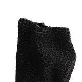 Maxbell Abstract Desktop Vase Pen Holder Flowerpot for Garden Indoor Living Room 22cmx17cmx42cm Black