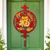 Maxbell Fu Word Pendant Chinese New Year Home Decor Tassel for Birthday Wedding Style A