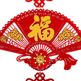 Maxbell Fu Word Pendant Chinese New Year Home Decor Tassel for Birthday Wedding Style B