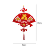 Maxbell Fu Word Pendant Chinese New Year Home Decor Tassel for Birthday Wedding Style B