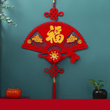 Maxbell Fu Word Pendant Chinese New Year Home Decor Tassel for Birthday Wedding Style B