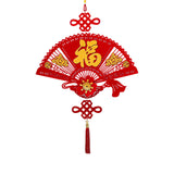 Maxbell Fu Word Pendant Chinese New Year Home Decor Tassel for Birthday Wedding Style B