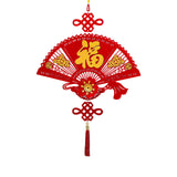 Maxbell Fu Word Pendant Chinese New Year Home Decor Tassel for Birthday Wedding Style B