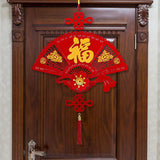 Maxbell Fu Word Pendant Chinese New Year Home Decor Tassel for Birthday Wedding Style B